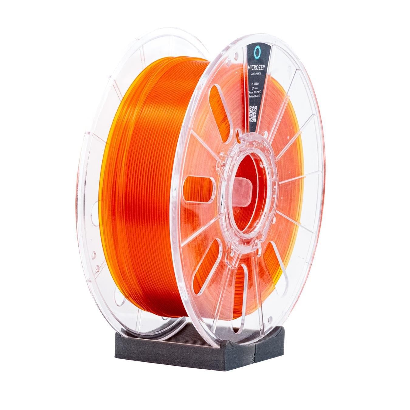 Microzey Şeffaf Turuncu PLA Pro Max Filament - 1.75mm - 1 Kg
