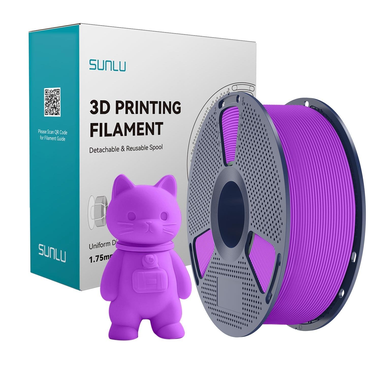 Sunlu Mor PLA Mat Filament - 1.75mm - 1 Kg