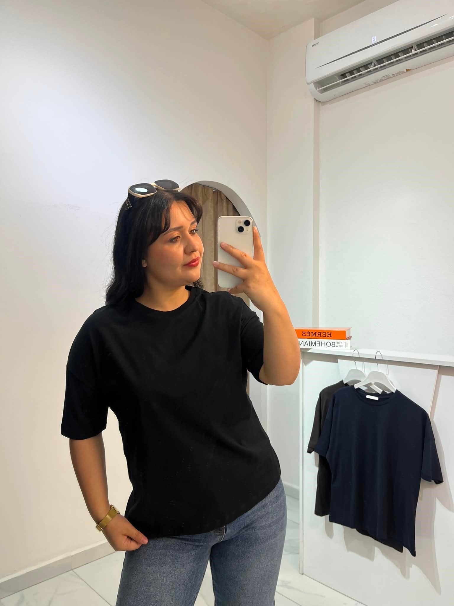 Dilvin Bisiklet Yaka Siyah T-shirt