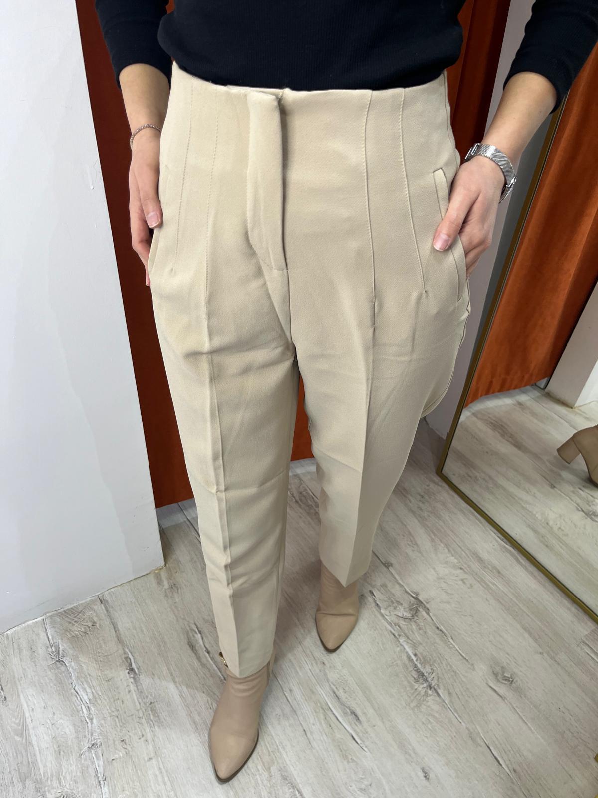 Zr Model Krem Havuç Pantolon