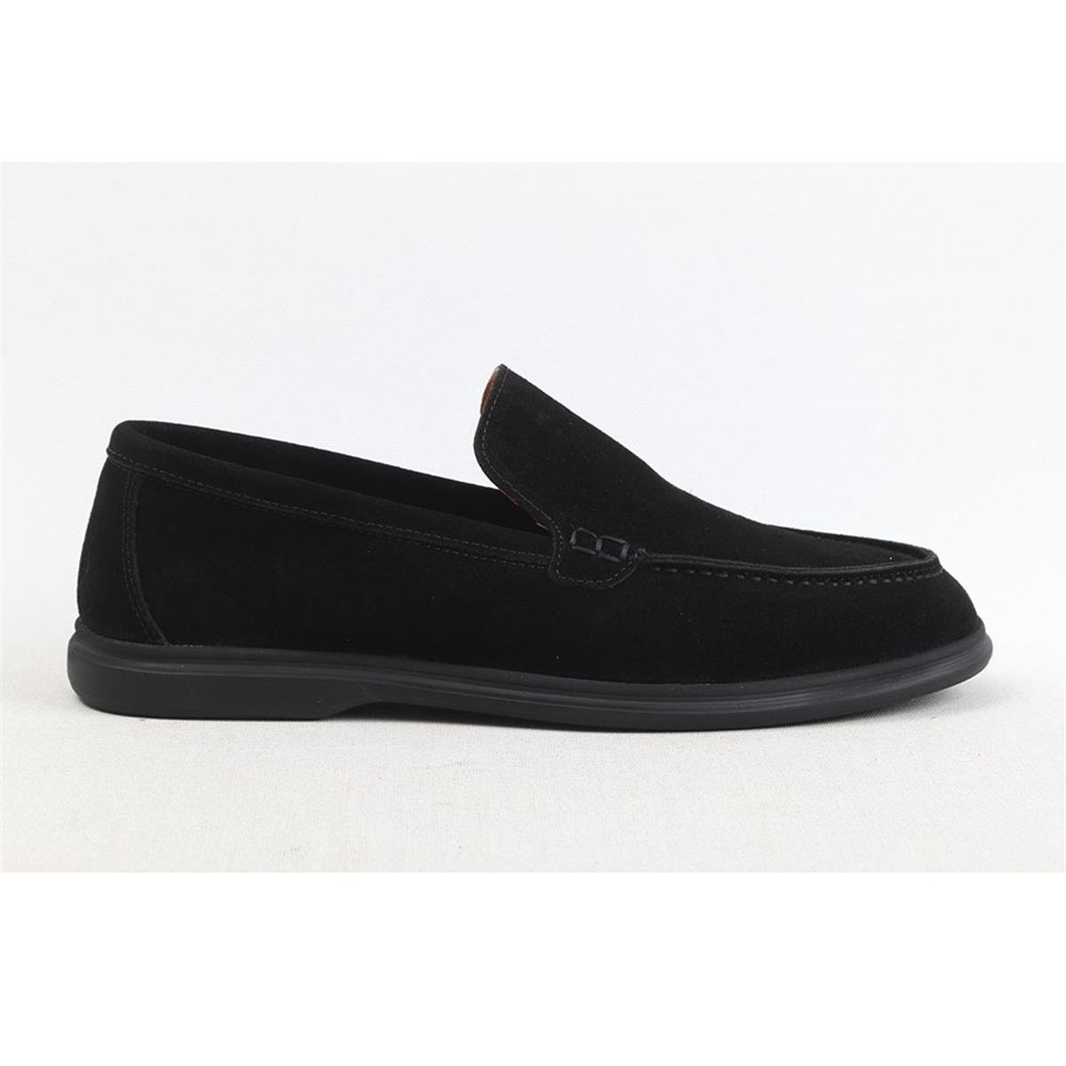 108 LP SİYAH-SİYAH SÜET LOAFER AYAKKABI---17