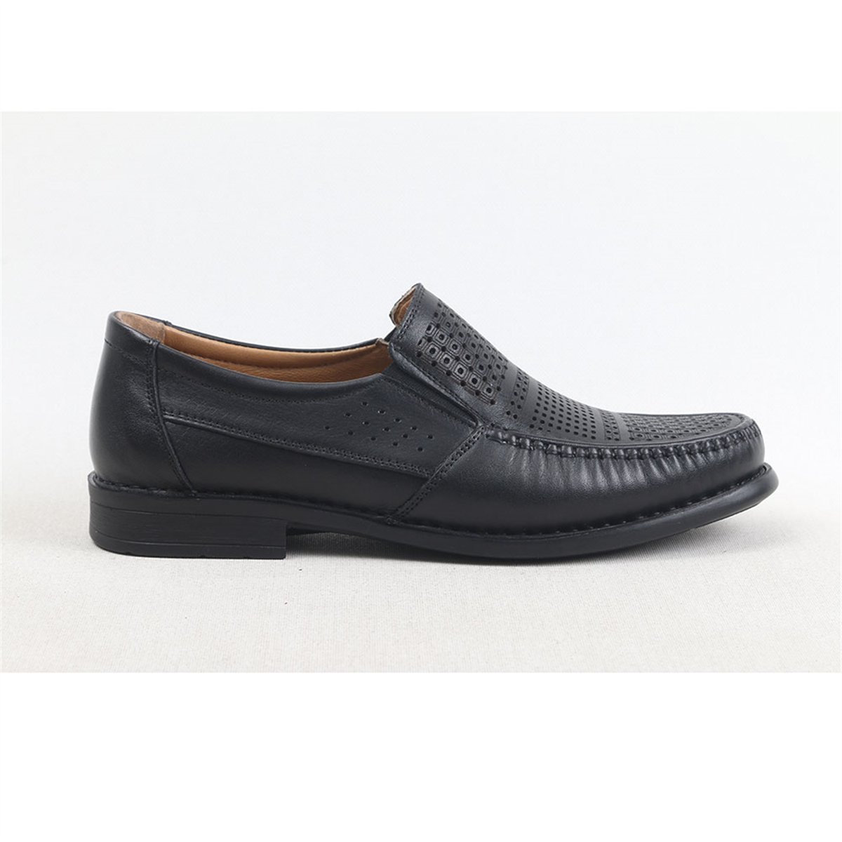 ULUS 060 DELİKLİ lzr 50 SİYAH COMFORT AYAKKABI---LAZER 50