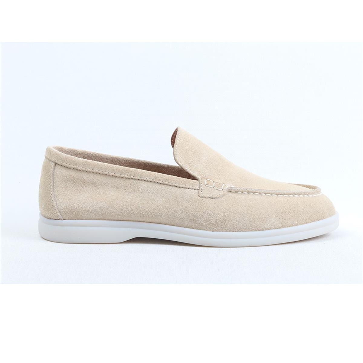 ULUS 108 LP BEJ SÜET LOAFER AYAKKABI