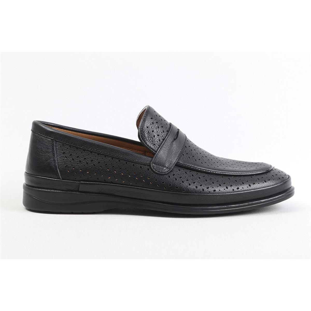 ULUS 1917 DELİKLİ SİYAH COMFORT AYAKKABI