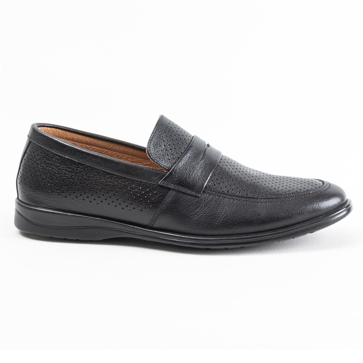 Ulus 1989-2 Delikli Siyah Comfort Ayakkabı