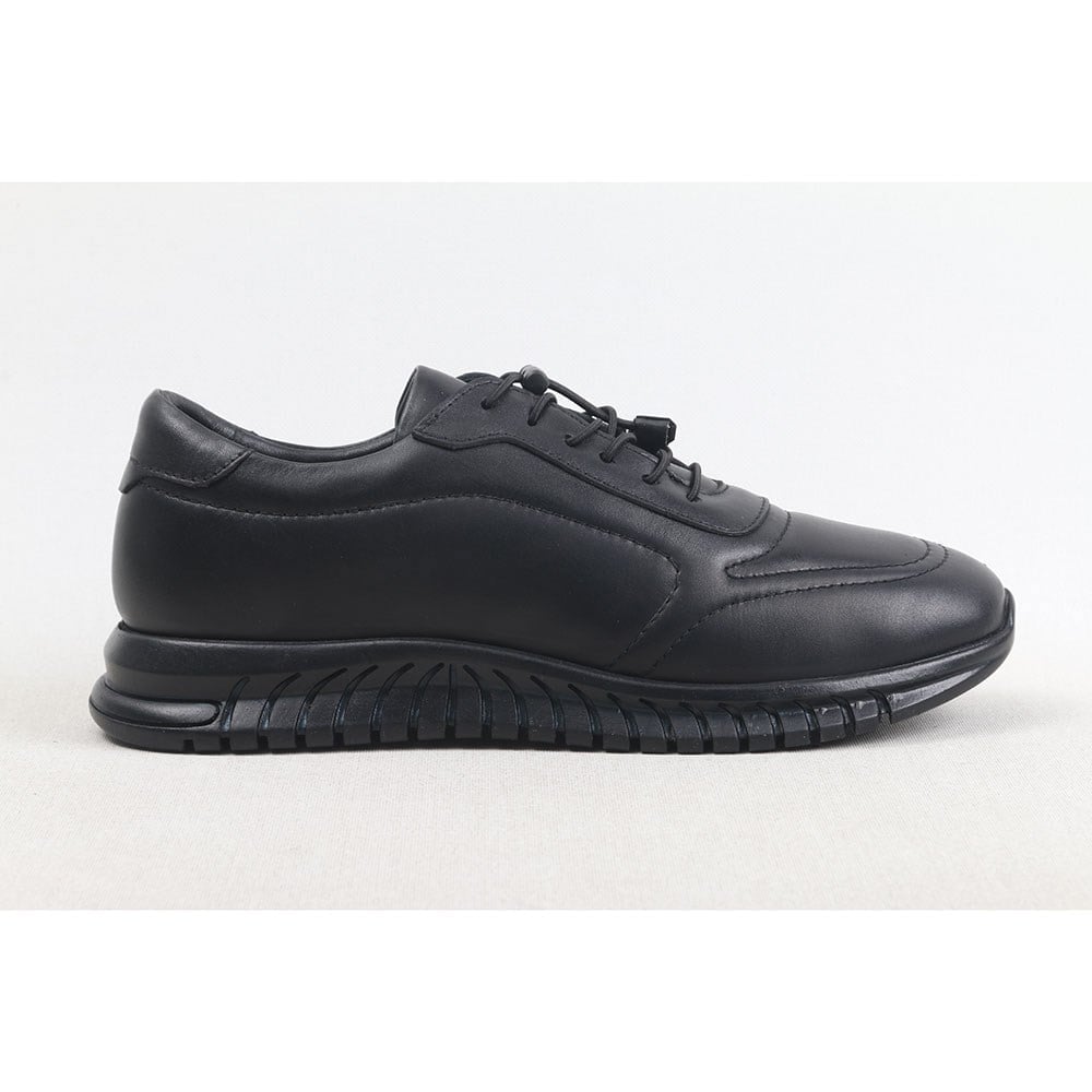 ULUS 205 SİYAH KAUÇUK SNEAKER SPOR AYAKKABI