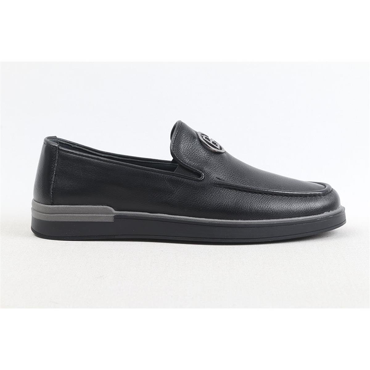ULUS 2415 SİYAH (B)TOKALI LOAFER AYAKKABI