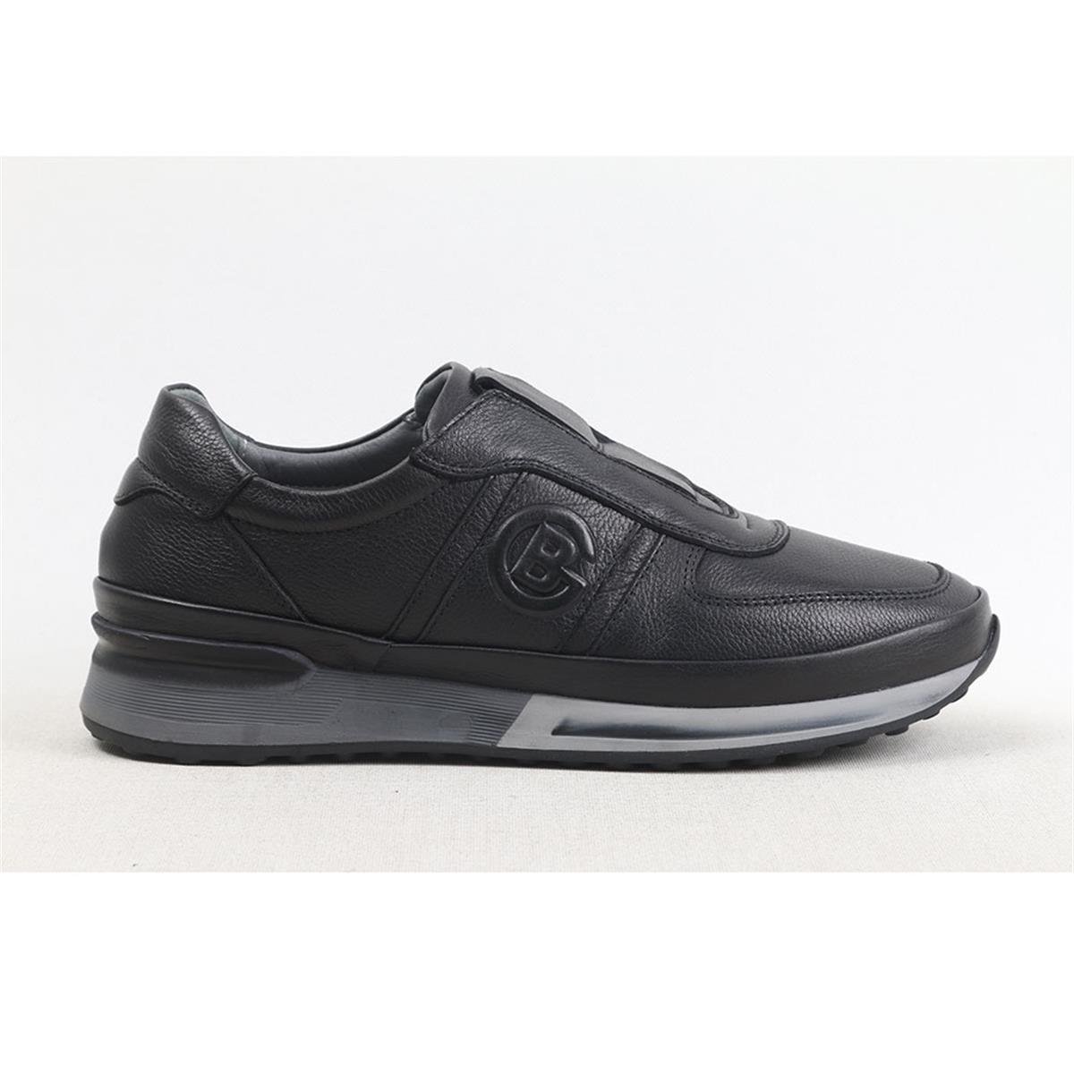 ULUS 325-1 SİYAH LASTİKLİ SNEAKER SPOR AYAKKABI