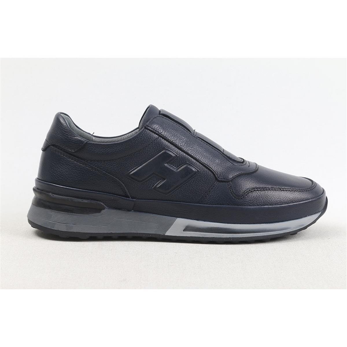 ULUS 327-1 LACİVERT LASTİKLİ SNEAKER SPOR AYAKKABI