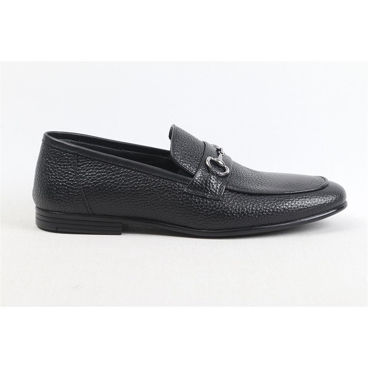 ULUS 442 SİYAH TOKALI LOAFER AYAKKABI