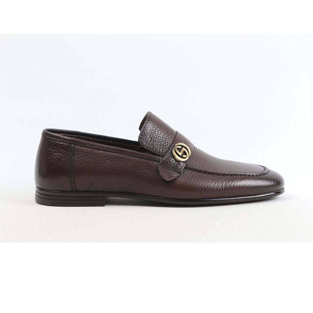 ULUS 454 KAHVE LOAFER AYAKKABI