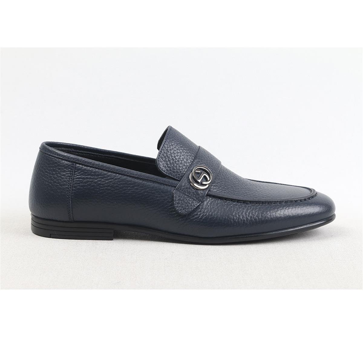 ULUS 454 TOKALI LACİVERT LOAFER AYAKKABI
