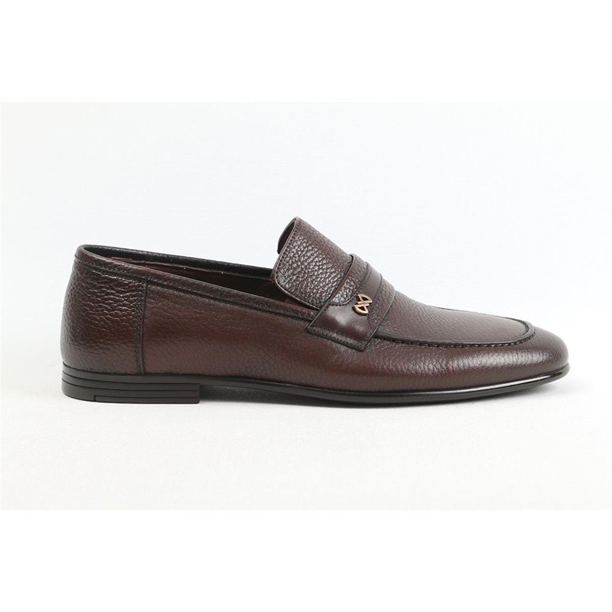 ULUS 456 KAHVE LOAFER AYAKKABI
