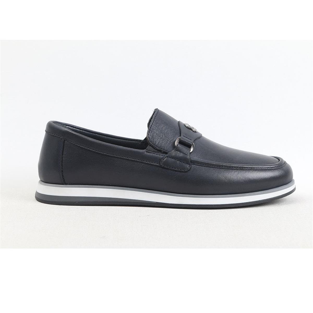 ULUS 464 LACİVERT TERMO LOAFER AYAKKABI