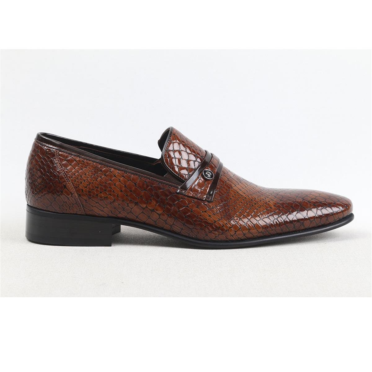 ULUS 49001 CROCO TABA KLASİK NEOLİT AYAKKABI