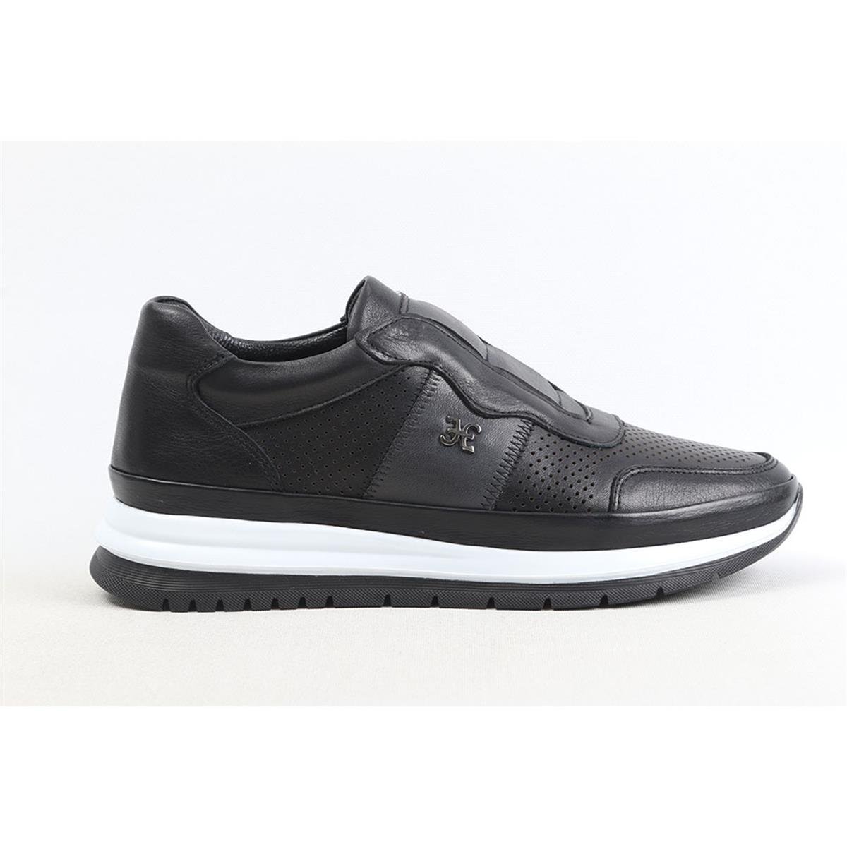ULUS 530 DELİKLİ SİYAH SNEAKER SPOR AYAKKABI