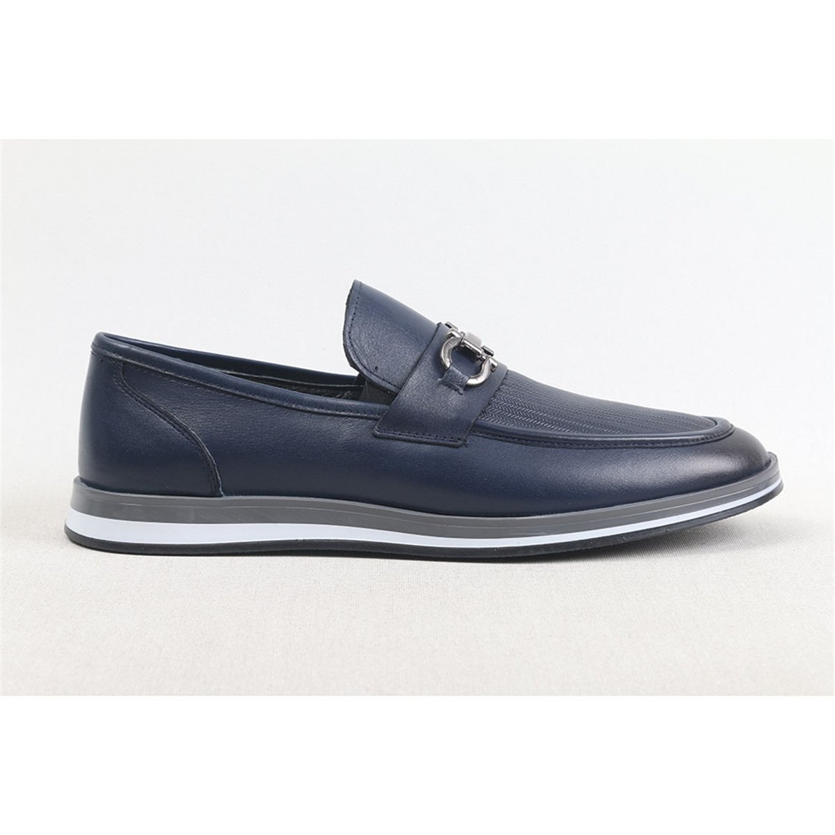 ULUS 7130 LACİVERT TOKALI LOAFER AYAKKABI