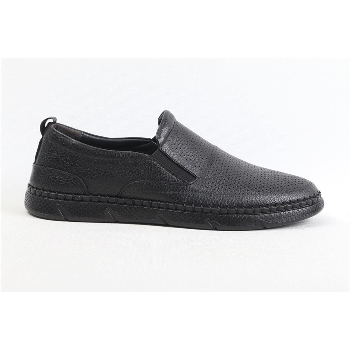 ULUS 7211 DELİKLİ SİYAH CASUAL AYAKKABI