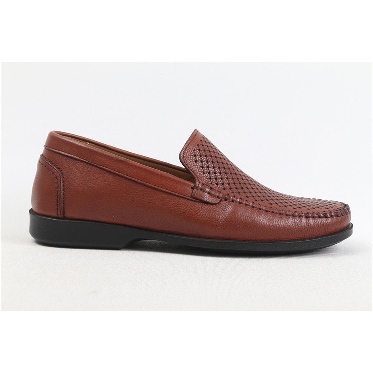 ULUS 927 DELİKLİ TABA LOAFER AYAKKABI