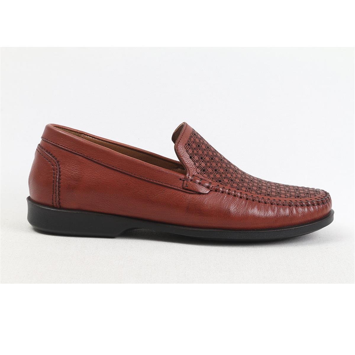 ULUS 929 DELİKLİ TABA LOAFER AYAKKABI