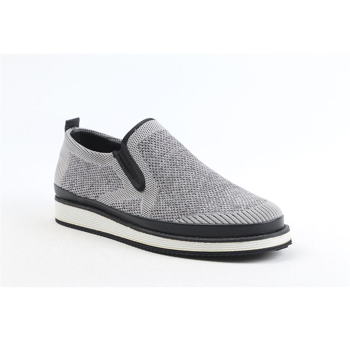 Ulus T-2024 Gri Triko Casual Erkek Ayakkabı