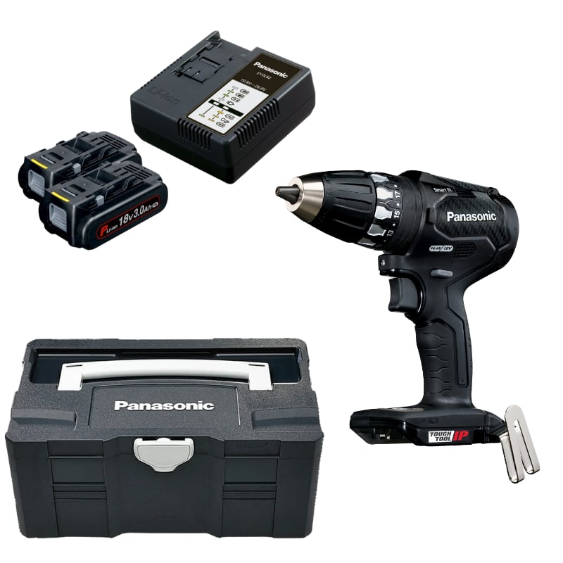 PANASONIC EY74A3PN2G Akülü Vidalama (18V-3.0Ah Pil Seti - Systainer Çanta)