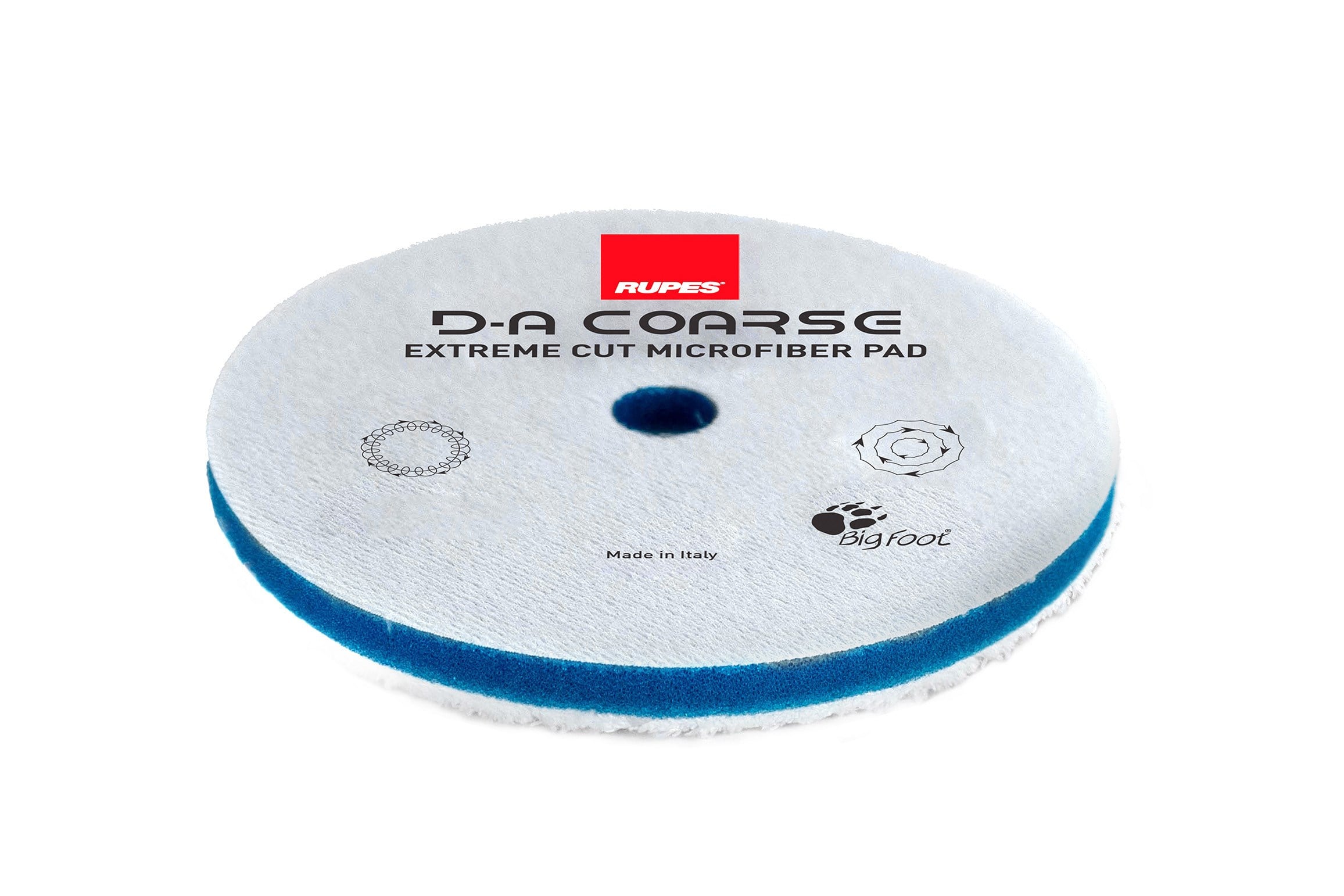 RUPES Kalın Mikrofiber Polisaj Pedi Mavi Ø130 mm