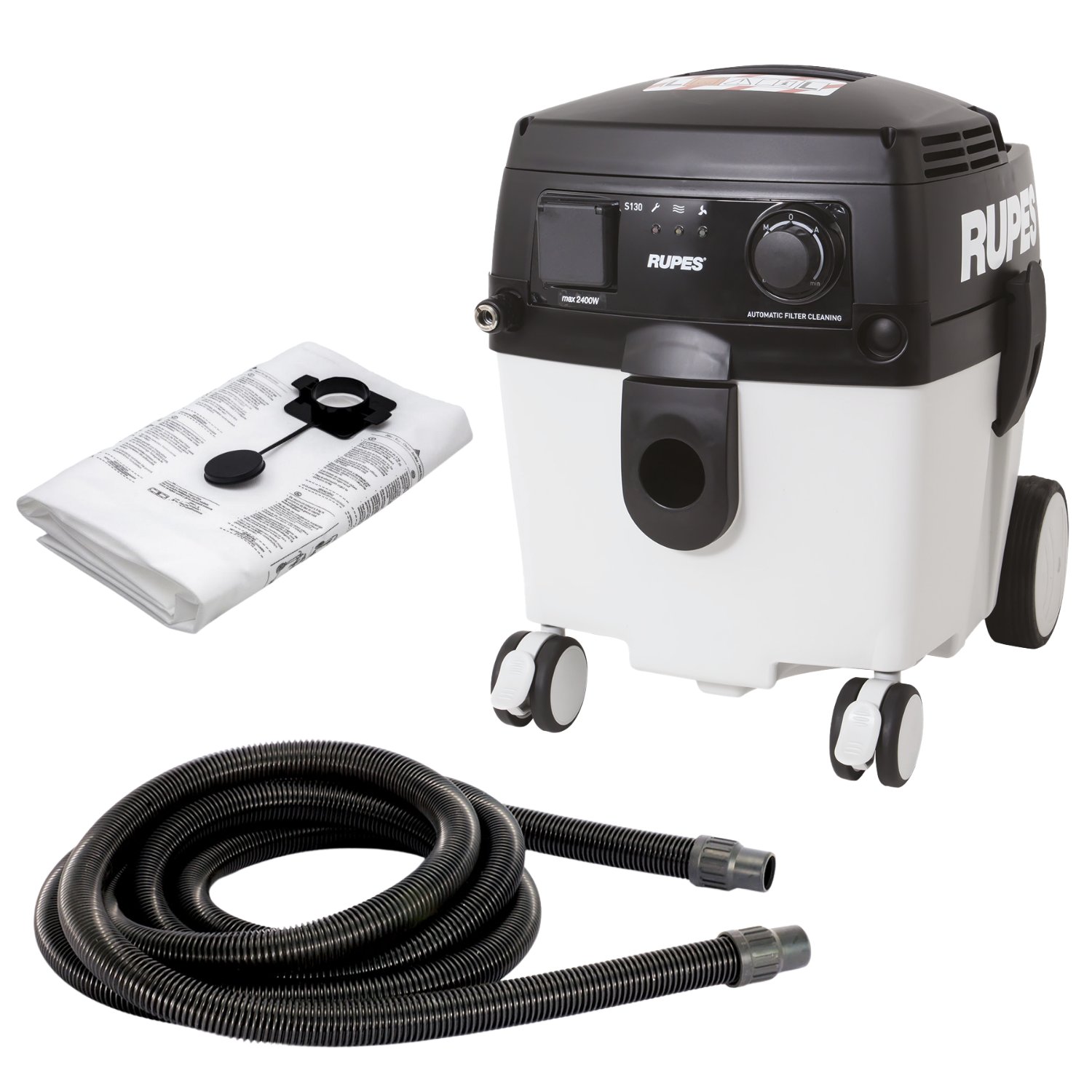 RUPES S130PL 30L Profesyonel Toz Emici (Elektrikli/Havalı)