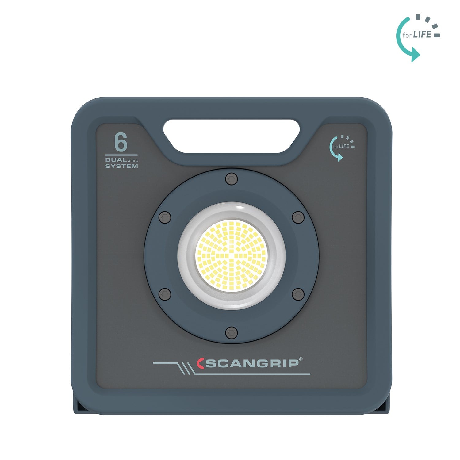 SCANGRIP NOVA 6 C+R Şarjlı LED Çalışma Lambası (6000 Lümen)