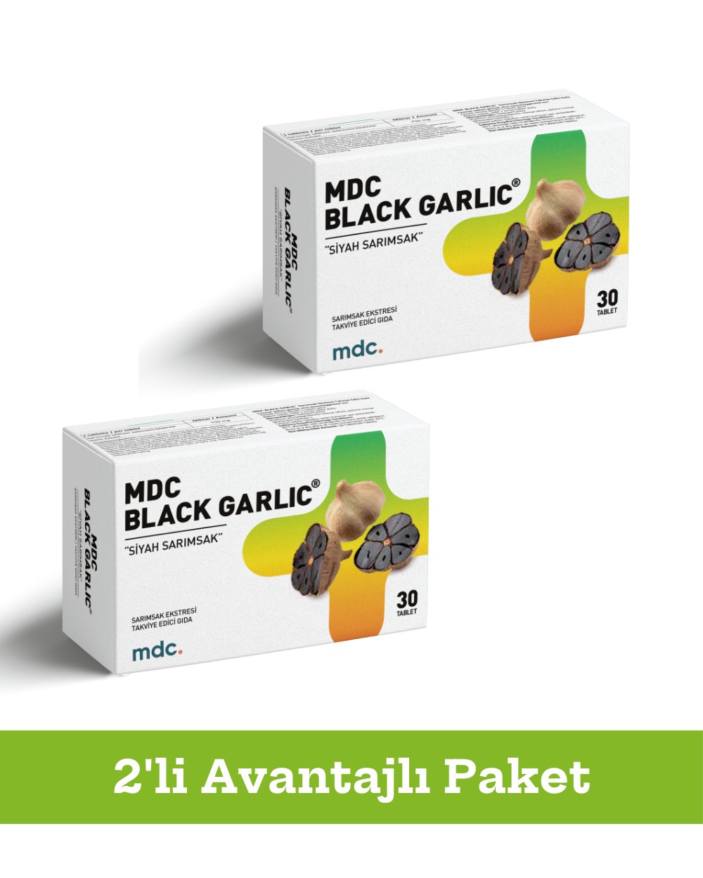 Black Garlic 30 Tablet 2'li Paket