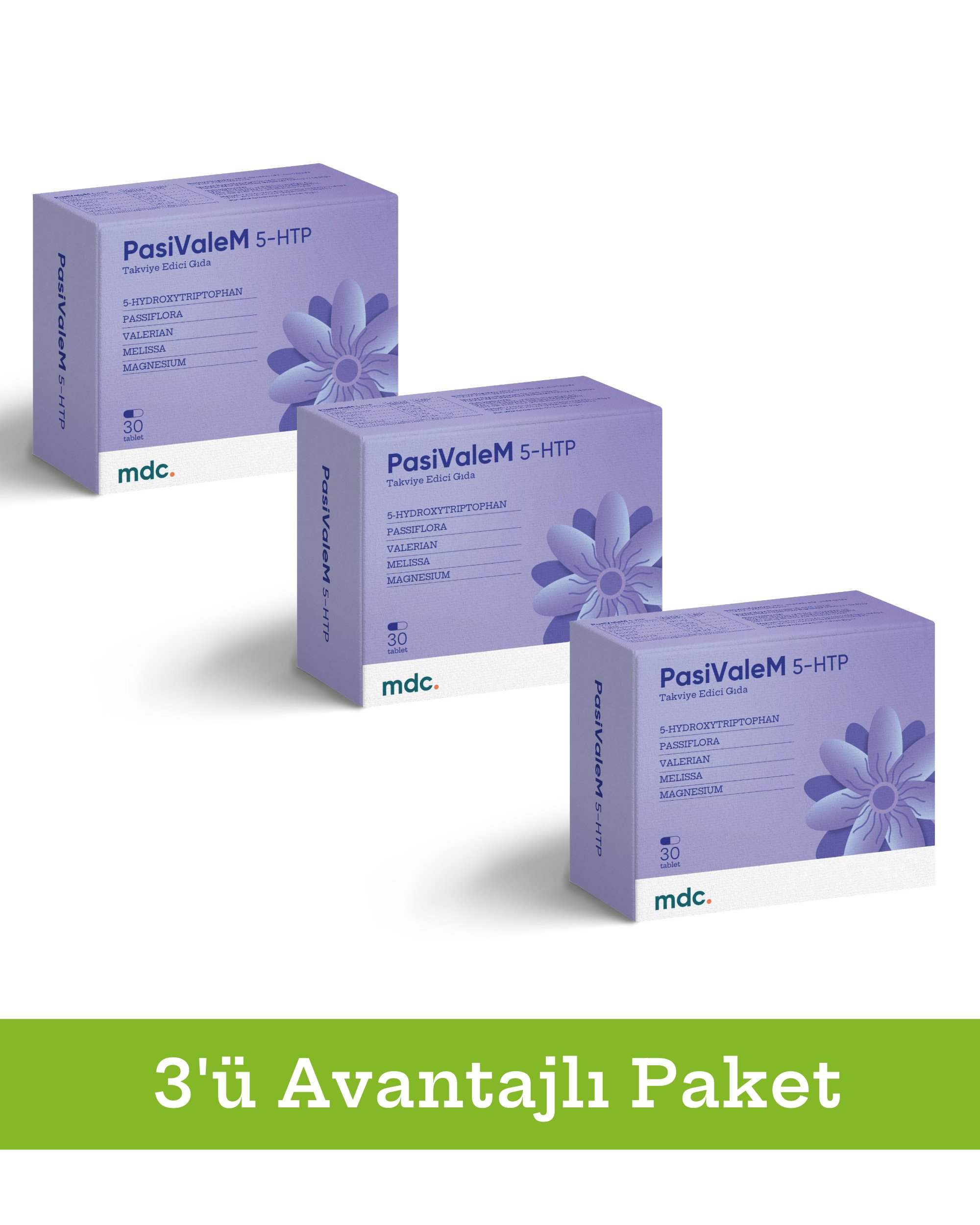 Pasivalem 5 Htp 3'lü Paket