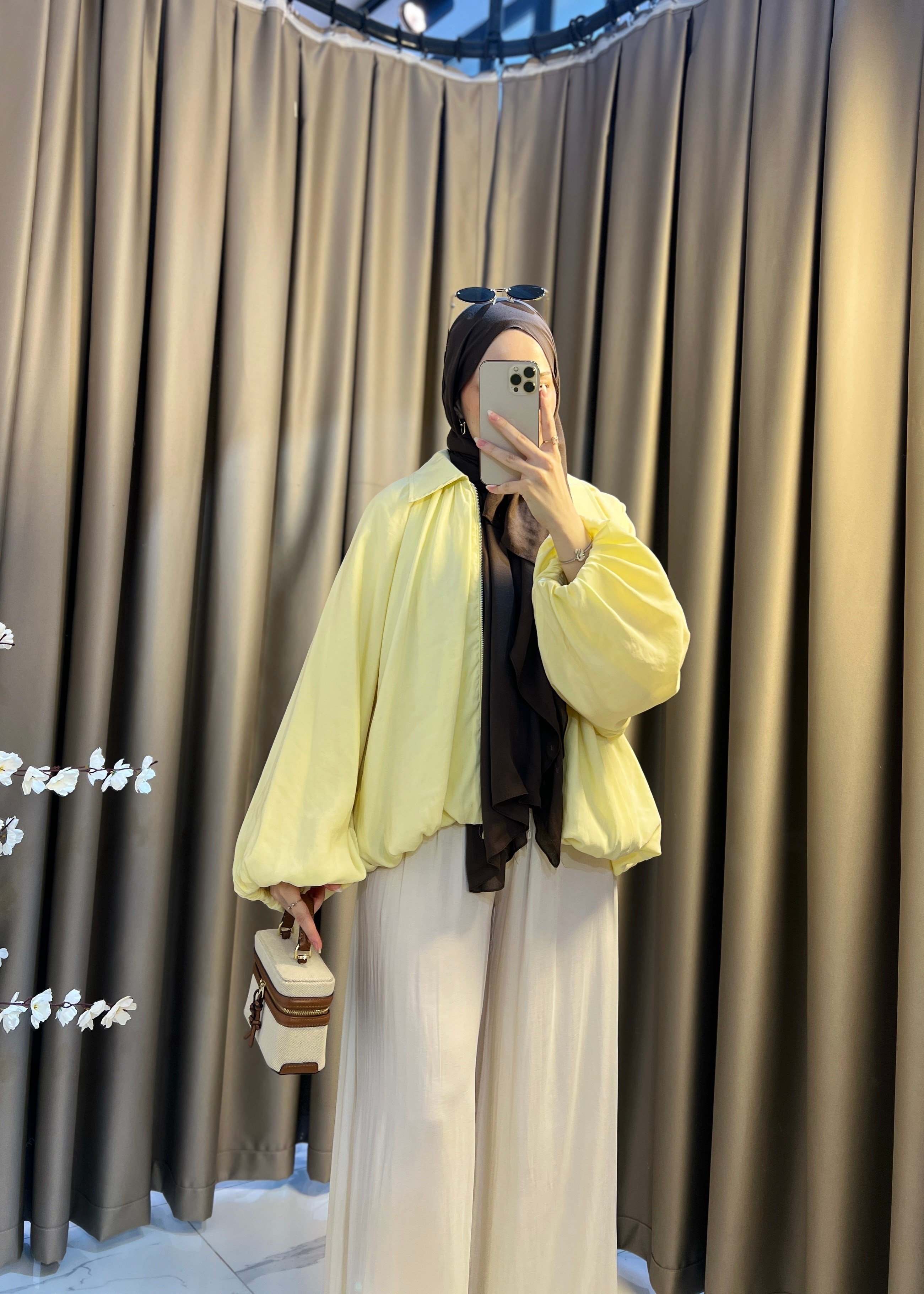 Jasmin Balon Kol Ceket- Sarı