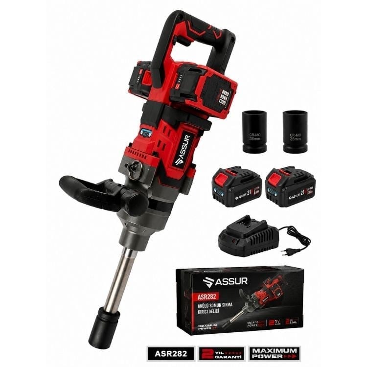 Assur 2950 Akülü Somun Sıkma Sökme 3200 nm 6 ah