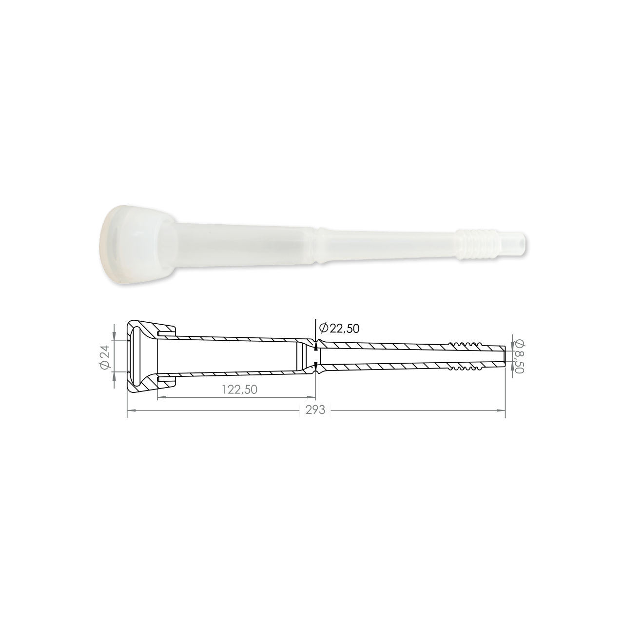 Bartech Meme Lastiği 8-S Silikon / 4 Adet