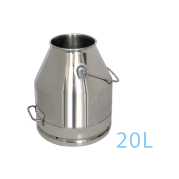 Bartech Paslanmaz Güğüm - 20 Lt. Dar Ağızlı (Ø 18 CM)