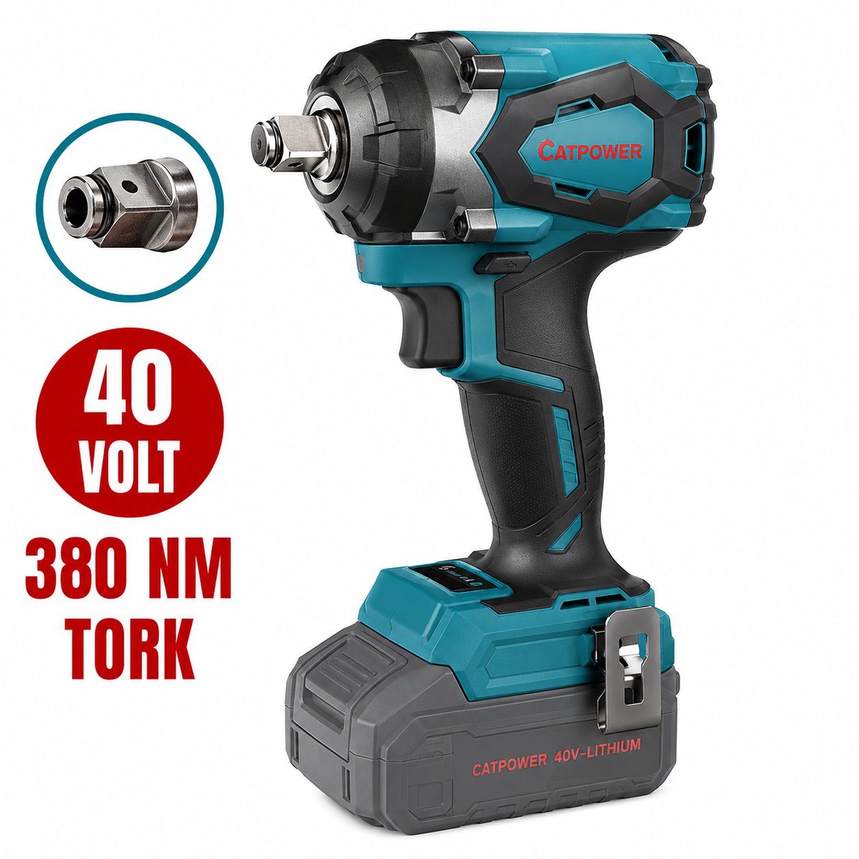 Catpower 4426 Kömürsüz Akülü Somun Sıkma ve Torklu Vidalama 1/2'' Li-ion 40V