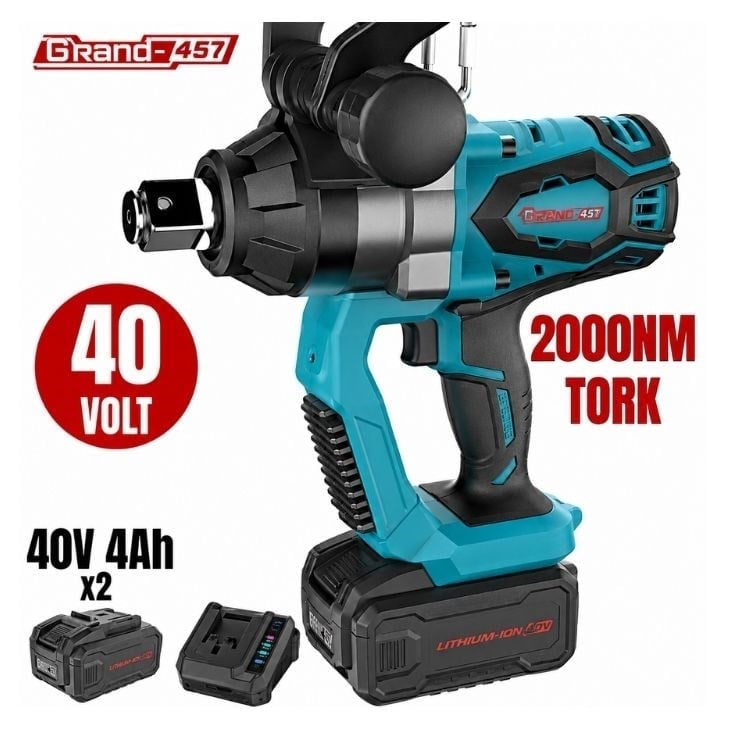 CatPower 4429 Kömürsüz Akülü Somun Sıkma 1 inç Li-ion 40 v 4.0 ah