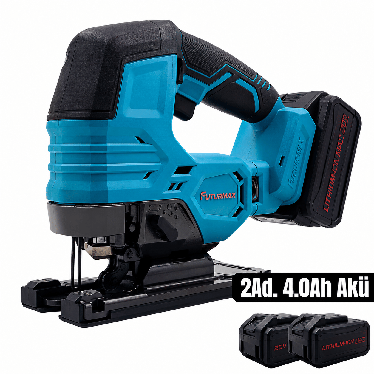 CatPower CAT4133 Kömürsüz Akülü Dekupaj 20 v Li-ion 2 x 4 ah Akü Şarj Cihazı