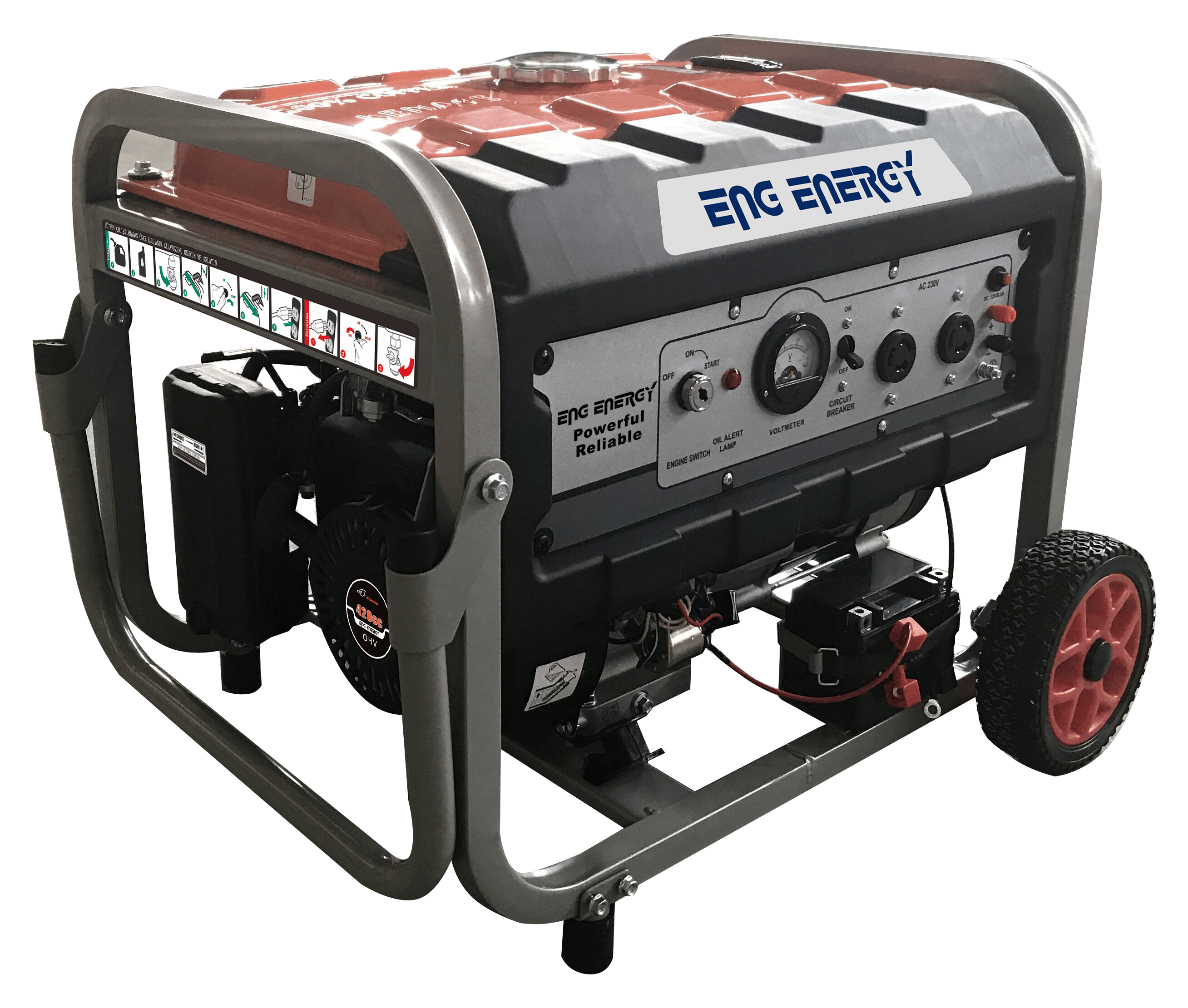 Energy KM8000ME Benzinli Jeneratör Marşlı