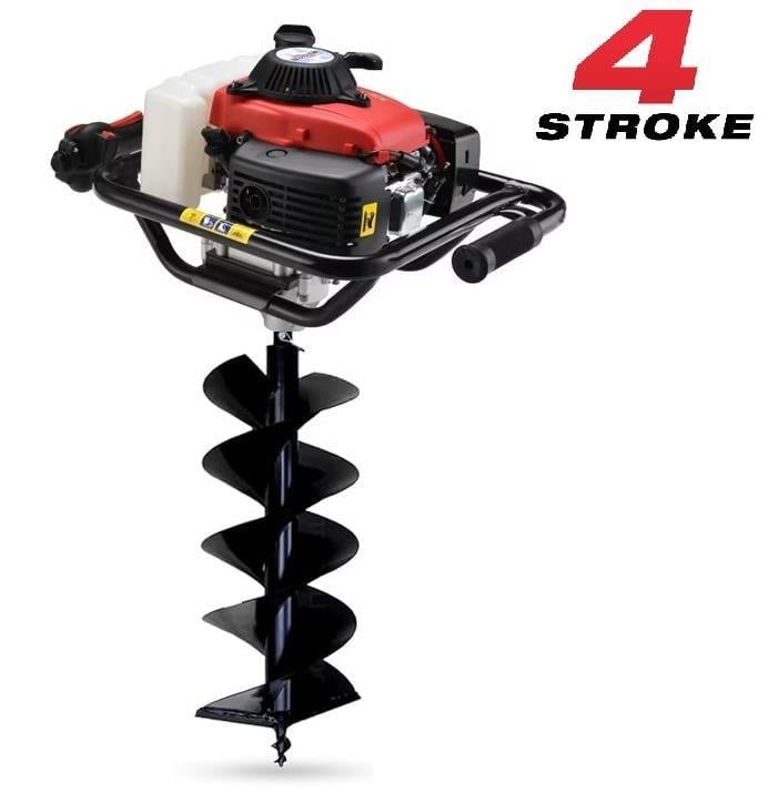 Gardenpro Çift Helezonlu Toprak Burgu Makinası 200 mm 4 Hp