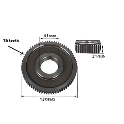 General Power Eksantrik Dişli – 10 HP Motor Uyumlu