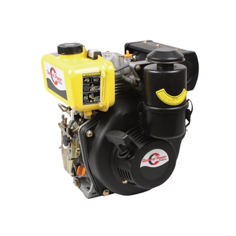 General Power GP-188FET Dizel Tek Motor – 12 HP – Kamalı – Marşlı / İpli – Flanşlı