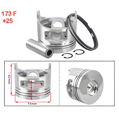 General Power Piston Sekman Set 6.0 hp 73 mm +0.25
