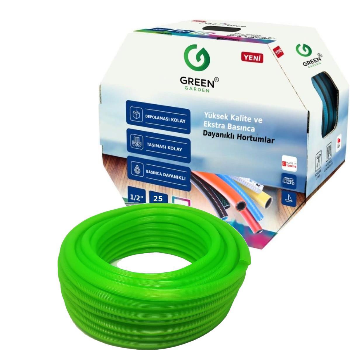 Greengarden Teos 351230 Silikon Bahçe Hortumu 1/2-30 mt