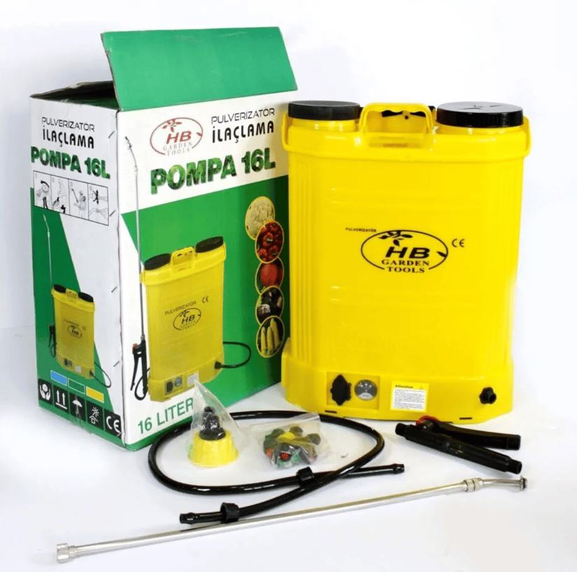 HB AKÜLÜ ŞARJLI SIRT TİPİ İLAÇLAMA MAKİNESİ - 16 Lt.