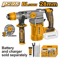 Ingco ING-CRHLI20288  Li-ion Akülü Kırıcı Delici