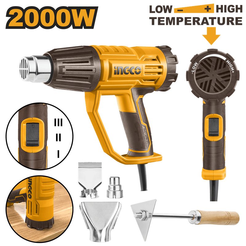 Ingco ING-HG200047 Sıcak Hava Tabancası