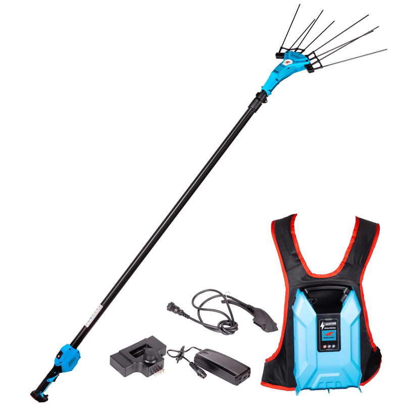 Koham KH-OS1850A Sırt Tipi Akülü Zeytin-Meyve Hasat Makinesi – Yatık Model – 43,2 V – 15 Ah – Titreşimli Sistem