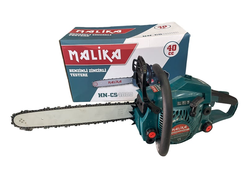 Malika CS-4000 Benzinli Motorlu Testere – 40 cc Kompakt Ağaç Kesme Makinesi