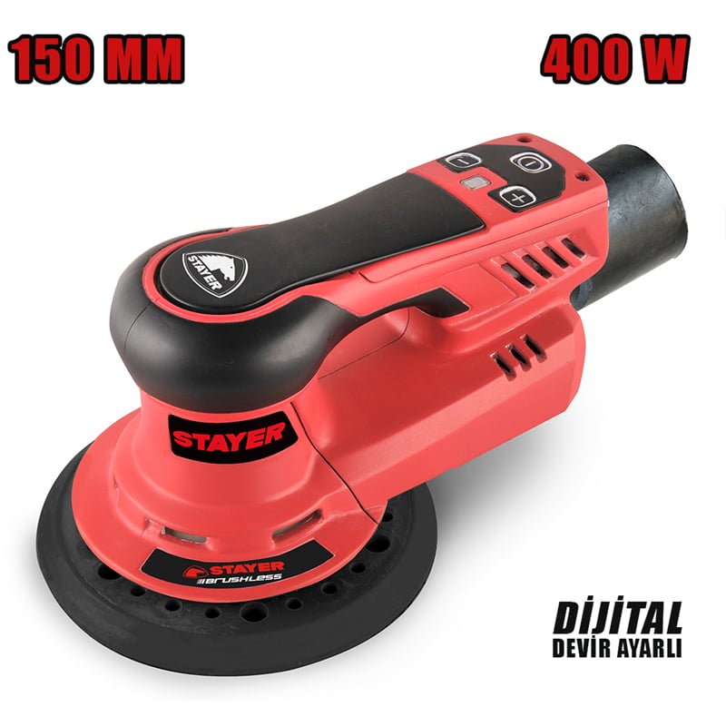 Stayer STY-RO5 Kömürsüz Eksantrik Zımpara  400W